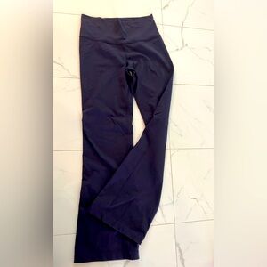 Lululemon flare leggings.